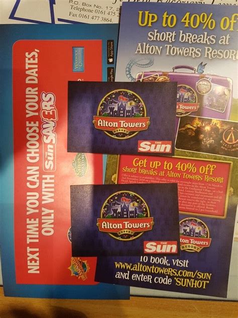 Alton towers tickets | in Stoke-on-Trent, Staffordshire | Gumtree