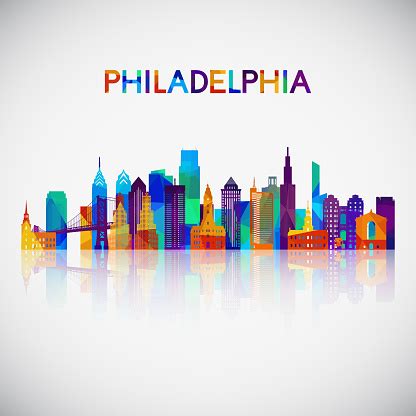 Philadelphia Skyline Logo Badge Vector Download