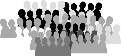 Crowd Silhouette - audience silhouette png download - 960*400 - Free ...