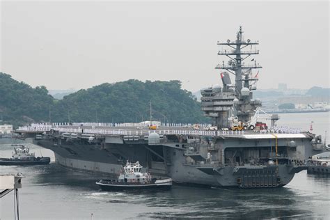 USS Ronald Reagan CSG Departs Yokosuka for 2022 Deployment - Seapower