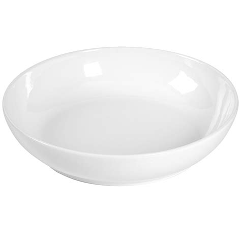 Ceramic Coupe Pasta Serving Bowl, 14", White | At Home