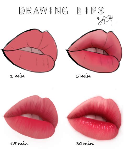 Lips Drawing at PaintingValley.com | Explore collection of Lips Drawing