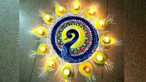 Latest Diwali Rangoli 2018: Latest Deepavali rangoli designs, images ...