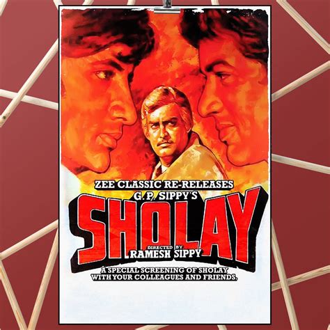 Sholay Bollywood Movie Poster – My Hot Posters