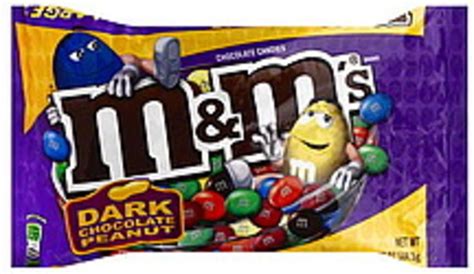 M & M Dark Chocolate Peanut, Large Bag Chocolate Candies - 19.2 oz ...