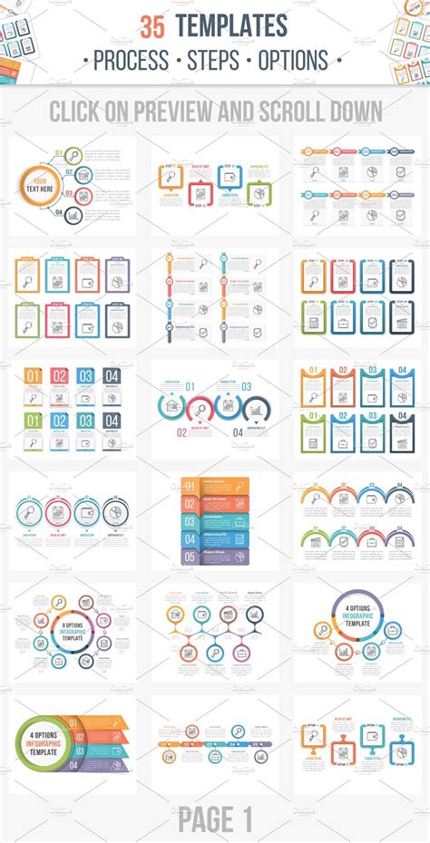 100 Infographic Templates | Infographic templates, Infographic, Templates