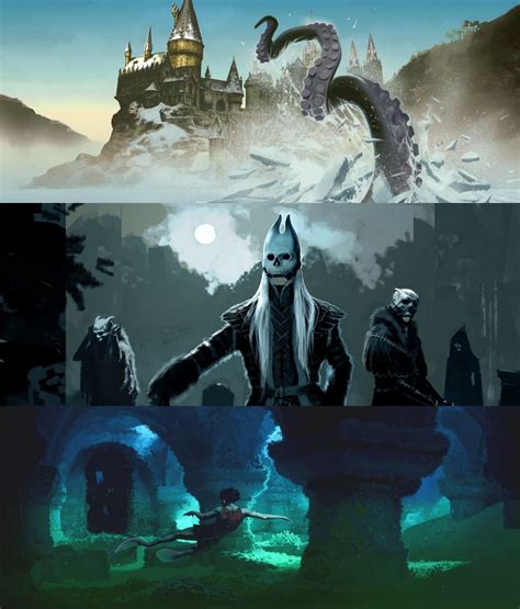 Harry Potter Film Concept Art by Adam Brockbank - Imgur | Harry potter ...