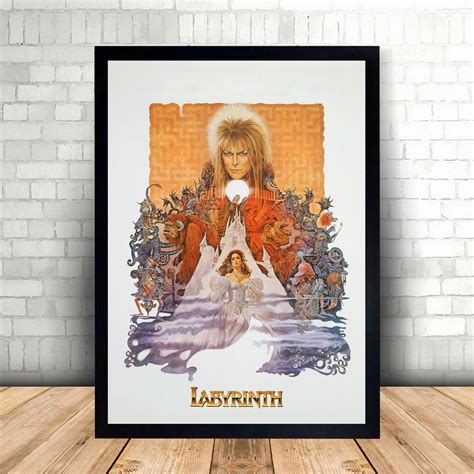 Labyrinth Movie Poster, Wall Art, Canvas Print, Room Decor, Home Decor ...