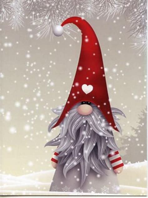 Nordic Scandinavian Gnome Elf Tomte Nisse Christmas Cards Box of 12 ...