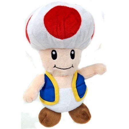 10" Nintendo Official Super Mario Toad Plush Stuffed Toy Authentic ...