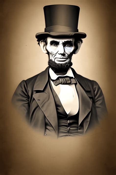 7 Portrait Abe Lincoln Dressed in Costume with Hat · Creative Fabrica