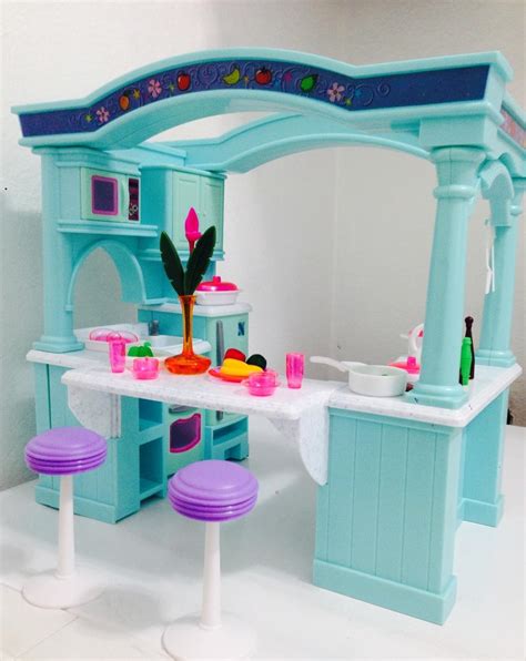 Dollhouse Doll Furniture Barbie Size Room Playset Toy House Kitchen Set ...