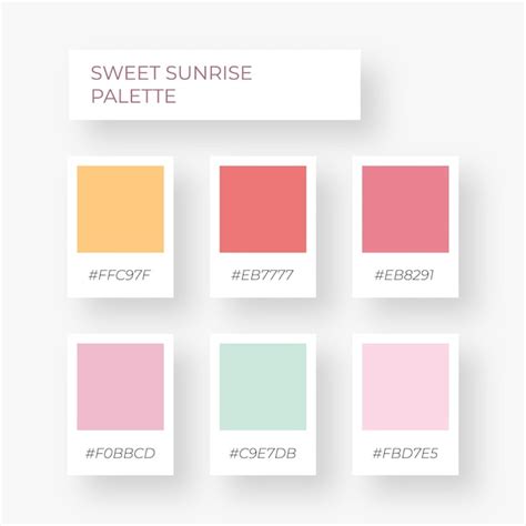 Premium Vector | Trendy colors palette Cozy color pallete pastel ...