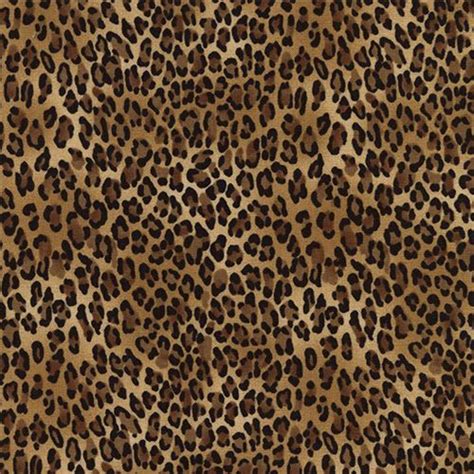 Brown Small Classic Leopard Print Fabric by Timeless Treasures - modes4u