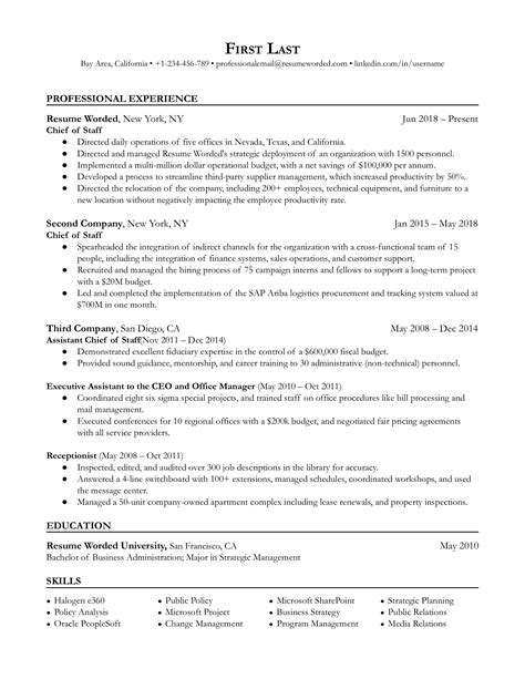 Chief Accounting Officer CV Example for 2023 | Resume Worded