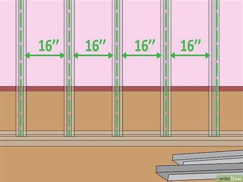 How to Install Metal Studs: 13 Steps (with Pictures) - wikiHow | Metal ...