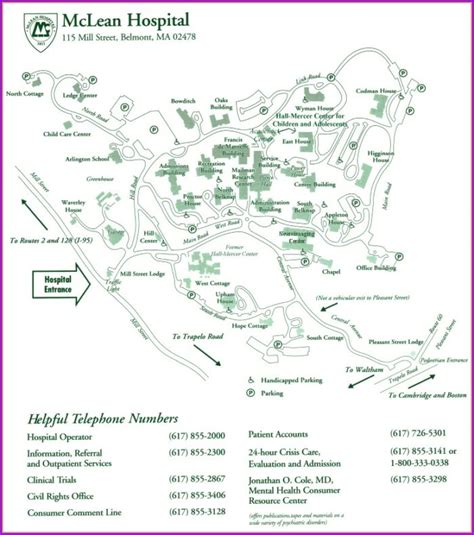 Mclean Hospital Campus Map Map : Resume Examples