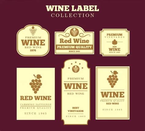 13 Classy Wine Label Templates - Kitty Baby Love