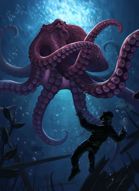 Kraken, Fioruccio Cascino on ArtStation at https://www.artstation.com ...