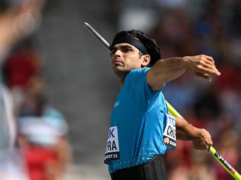 Neeraj Chopra In World Athletics Championships Javelin Throw Final ...