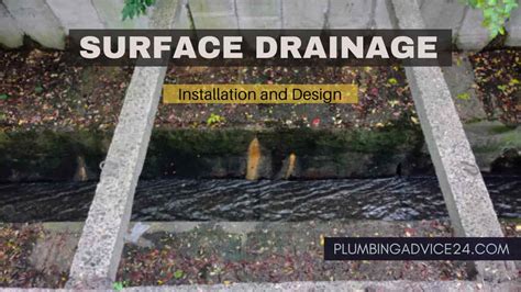 Surface Drainage Installation And Design - Plumbing Advice24