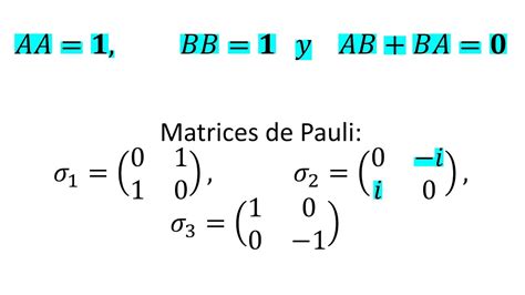 Las matrices de Pauli: un fascinante enigma cuántico - Resuelve tus dudas