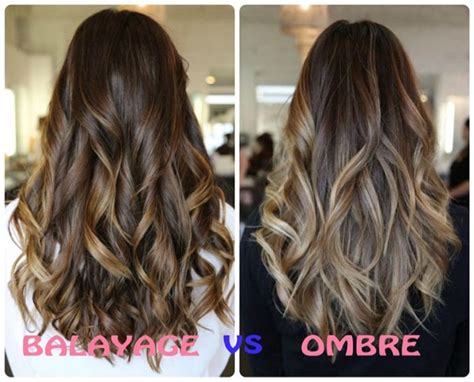 Ombre vs Balayage hair