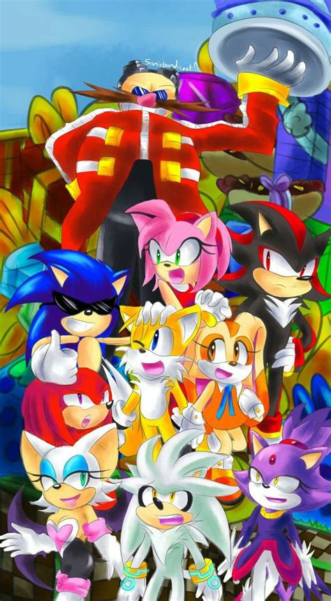 Sonic and Friends | Sonic, Sonic fan art, Cream sonic