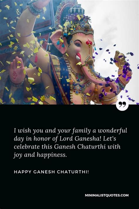 I wish you and your family a wonderful day in honor of Lord Ganesha ...