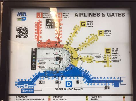 Mia Airport Terminal Map