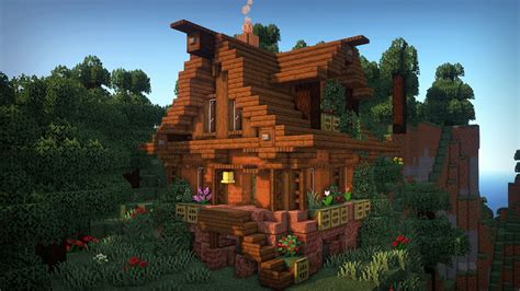 Minecraft Mountain Cabin