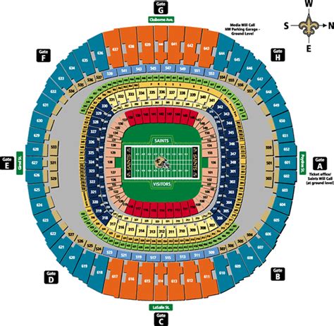 Lambeau Field Seating Chart Interactive | Two Birds Home