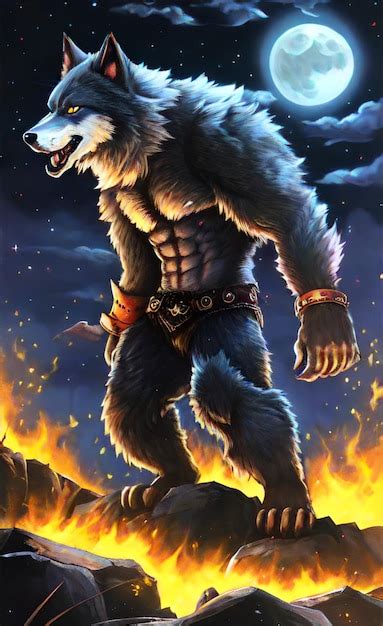 Premium Photo | Werewolf art