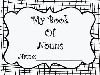 My Book of Nouns by Sarah Higgins | Teachers Pay Teachers