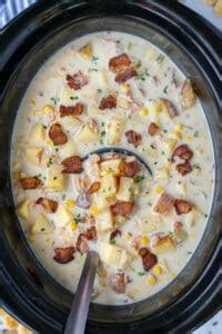 New England Clam Chowder in the Crockpot - The Schmidty Wife