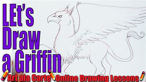 Mythical Griffin Drawing