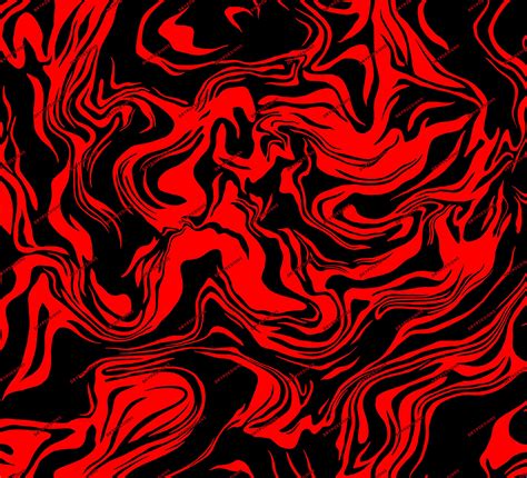 Black + Red Marble Swirl Seamless Background — drypdesigns