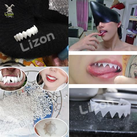 Chainsaw-Man-Cosplay-Power-Teeth-Cosplay-Shark-Teeth-DIY-Vampire-Teeth ...