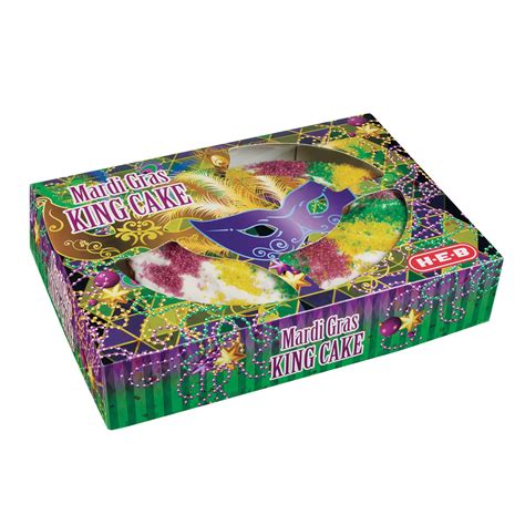 H-E-B Mardi Gras Strawberry King Cake - Shop Cakes at H-E-B