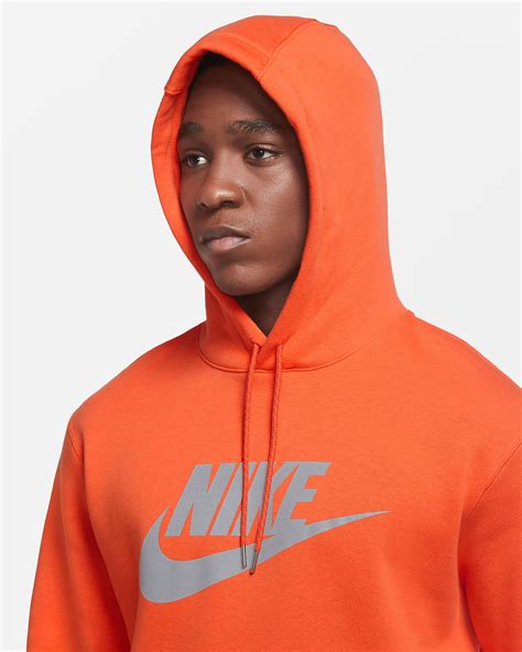 Nike Air Force 1 Orange Skeleton Hoodie | SneakerFits.com