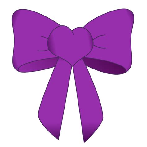 Purple Ribbon Clip Art - ClipArt Best