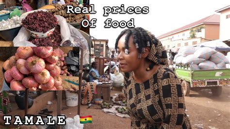 The BIGGEST MARKET in TAMALE GHANA || REAL PRICES of food || West ...