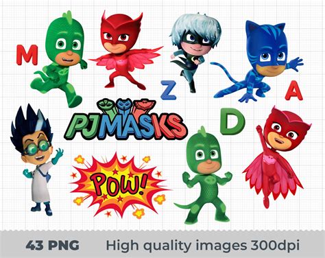 Pj mask characters clipart, Pj mask clip art, Pj mask png, Pj mask png ...