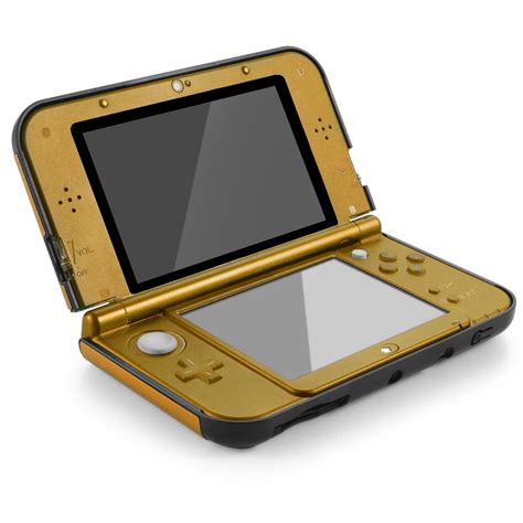 New 3DS XL Case (Gold) - Plastic + Aluminium Full Body Protective Snap ...