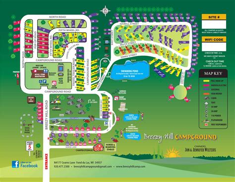 Campground Map - Breezy Hill Campground