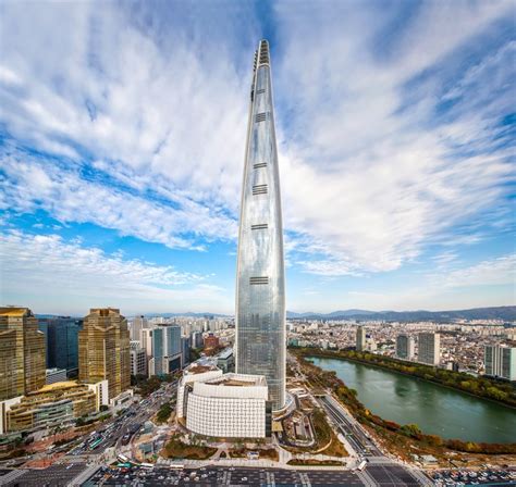 Seoul's Lotte World Tower Completes as World's 5th Tallest Building ...