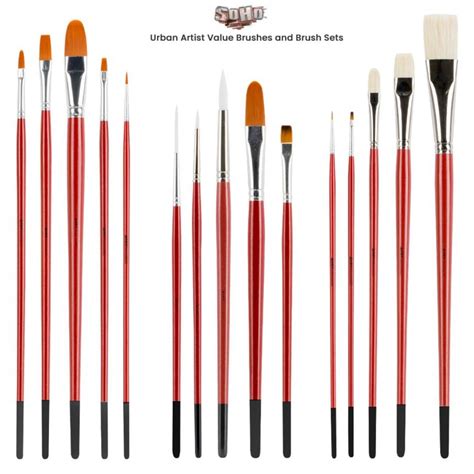 SoHo Urban Artist All Media Value Brush Sets | Jerry's Artarama