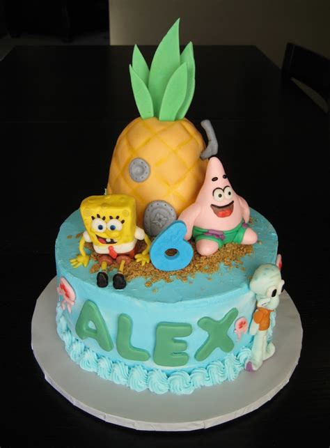 Custom Cakes by Julie: Spongebob Squarepants Cake