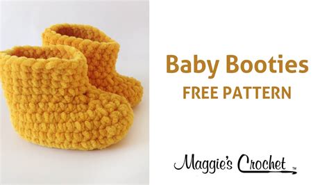 Parfait Baby Booties Free Crochet Pattern Right Handed YouTube