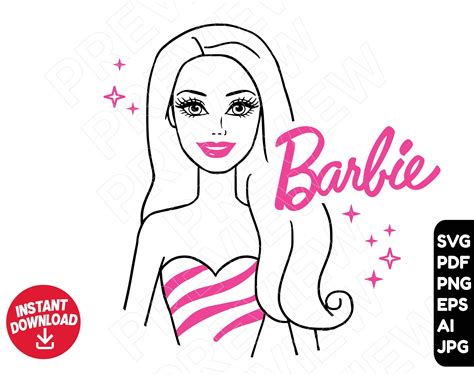 Barbie Svg File